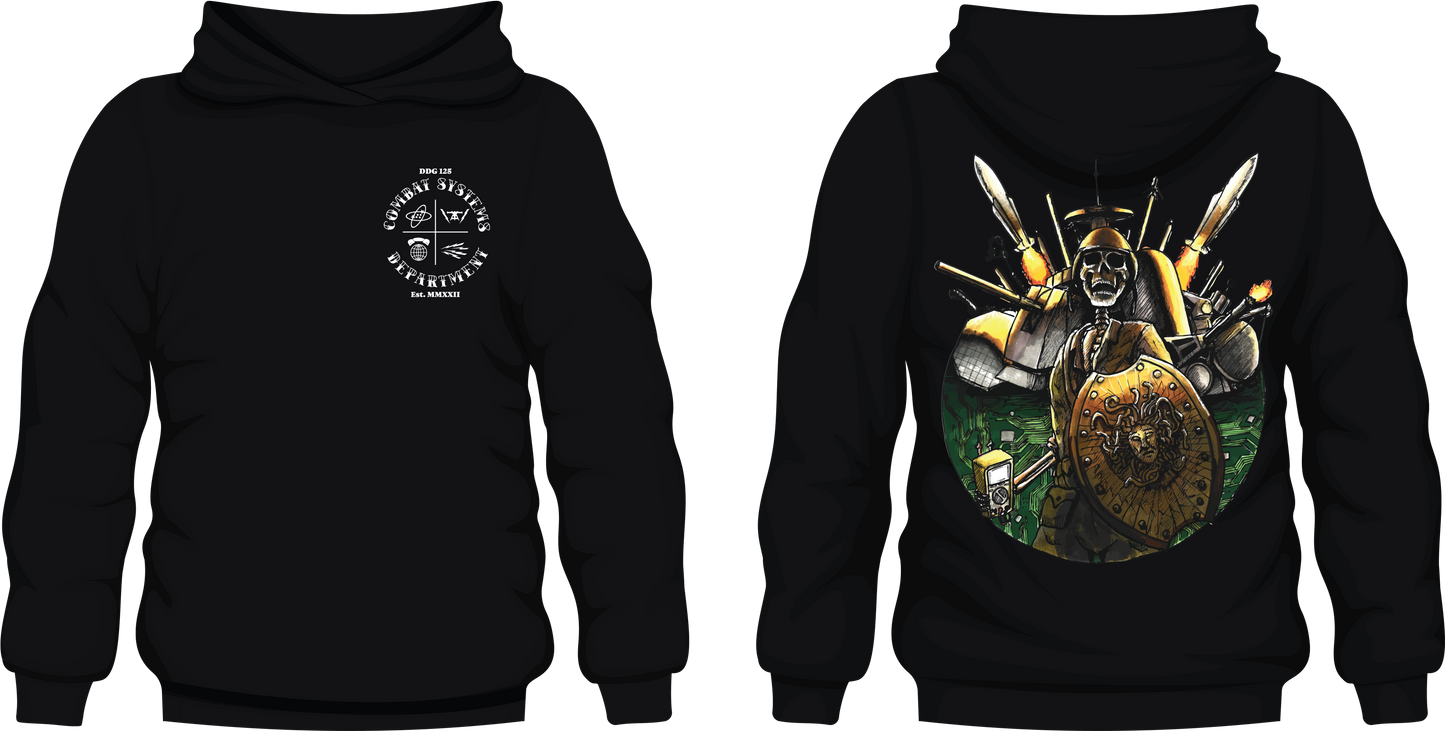 DDG 125 Combat Systems Hooded Sweatshirt